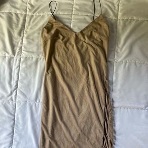 Charlotte Russe Slit Strap Dress